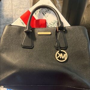 Michael Kors Black Satchel Bag